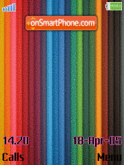 Colour theme screenshot