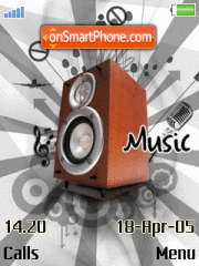 Music7 theme screenshot
