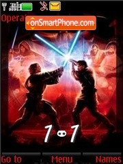 Star Wars (SWF Clock) theme screenshot