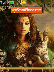 Fantasy animated theme screenshot
