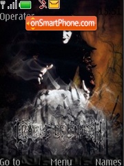 Sradle of filth theme screenshot