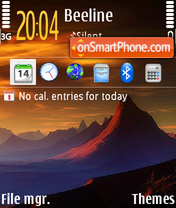 Outworld theme screenshot