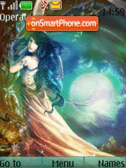 Fantasy animated theme screenshot