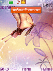 Butterfly animated theme screenshot