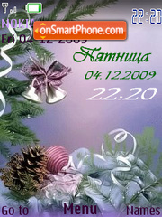 Christmas bells flash 1.1 theme screenshot