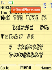 Time theme screenshot
