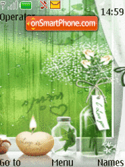 Rain theme screenshot