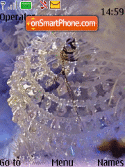 Ice Sphere Animated theme screenshot