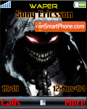 Disturbed theme screenshot