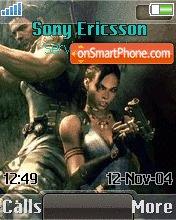 Resident Evil 5 v.1.1 theme screenshot