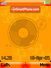 Orange Old Player theme screenshot