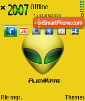 Alienware 09 theme screenshot