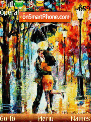 Rain.He and she theme screenshot
