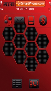 Hexagon theme screenshot