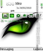 Cat Eyes theme screenshot
