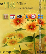 Flowers theme screenshot