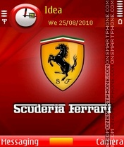Scuderia Ferrari theme screenshot