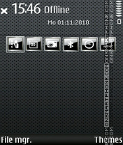 Dotty Grey theme screenshot