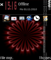 Red Magic theme screenshot