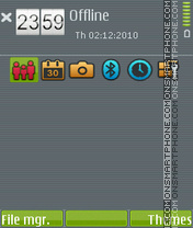 V Grey theme screenshot