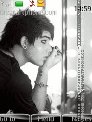 Adam Lambert theme screenshot