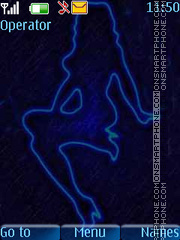 Neon Gal theme screenshot