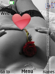 The Rose theme screenshot