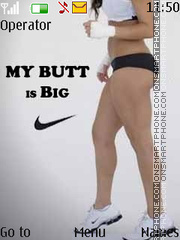 No if only BUTT theme screenshot