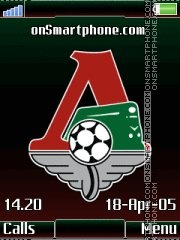 FC Lokomotiv Black K850 theme screenshot