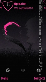 Broken heart theme screenshot