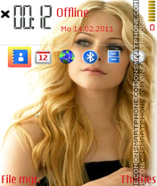 Avril lavigne 11 theme screenshot