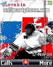 Ice Hockey Keeper theme screenshot