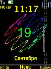 Frac Clock theme screenshot
