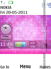 Emo butterfly theme screenshot