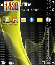 Nokia 7244 theme screenshot